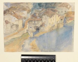 View of Fribourg, Switzerland, c.1854