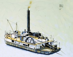 The Bertha, an 1844 Dredger