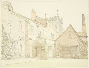 South Front Prebendal House in Lower College Green by John Sanders