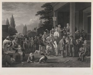 The County Election by John Sartain