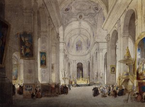 The Interior of the Church of St. Sulpice, Paris