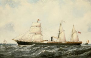 John Scott, Steamship Arratoon Apcar, 1873 by John Scott