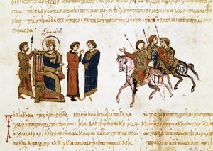 The Coronation of the Byzantine Emperor Leon V the Armenian by John Scylitzes