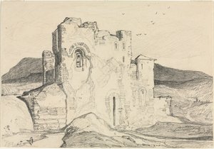 A Castle in Normandy by John Sell Cotman