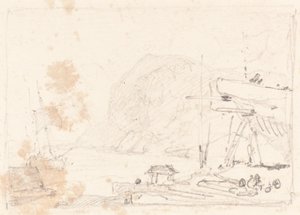 A Dry Dock by John Sell Cotman