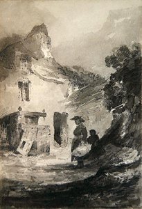 An Old Cottage at Dolgelly by John Sell Cotman
