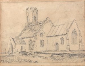Brampton Church, Norfolk, from the South-East by John Sell Cotman