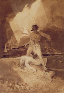 Cain and Abel, 1800-03 by John Sell Cotman