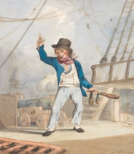 Caricature of a Sailor (One of a Set of Three) by John Sell Cotman