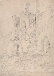 Framlingham Castle, Suffolk: Part of Ruined Interior by John Sell Cotman