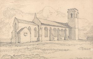 Knapton Church, Norfolk, from the North-East by John Sell Cotman