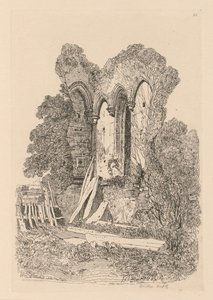 Liber Studiorum: Plate 23, Ruins at Beeston, Norfolk: No. 3 by John Sell Cotman