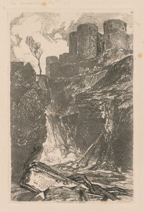 Liber Studiorum: Plate 29, Harlech Castle, N. Wales