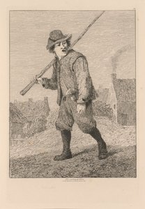 Liber Studiorum: Plate 46, Sketch after Teniers