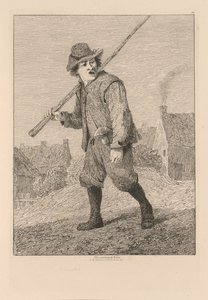 Liber Studiorum: Plate 46, Sketch After Teniers