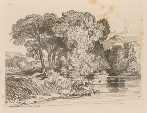 Liber Studiorum: Plate 4, View on the Yare, Norfolk by John Sell Cotman