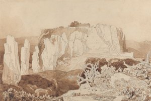 Mortain, Normandy by John Sell Cotman