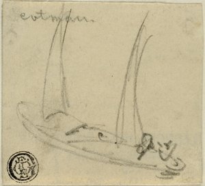 Sailboat by John Sell Cotman