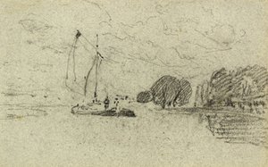 Sailing Barge by John Sell Cotman