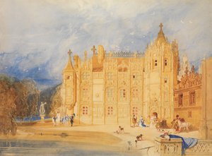The Abbatial House, Abbey of St. Ouen, Rouen, 1824-31 by John Sell Cotman