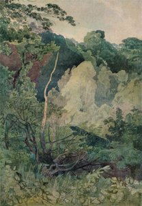 Trees near the Greta River by John Sell Cotman