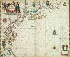 A chart of the sea coasts of new England, New Jersey, Virginia, Maryland and Carolina from Cape Cod to Cape Hatteras