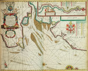 The coast of England from the Southforeland to Orfordness by John Seller