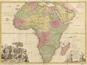 Africa - Corrected from the Observations of the Royal Society by John Senex