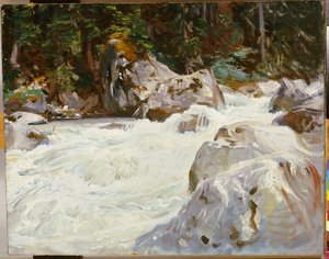 A Torrent in Norway by John Singer Sargent
