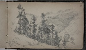 Alpine Landscape, Zell am See, Austria by John Singer Sargent