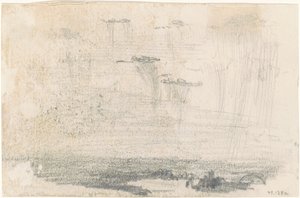 Clouds (verso) by John Singer Sargent