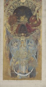 Design for Boston Public Library by John Singer Sargent