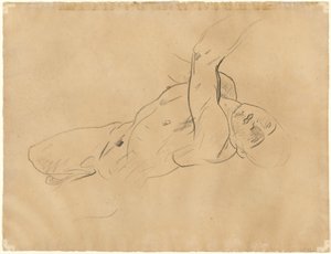 Falling Male Nude