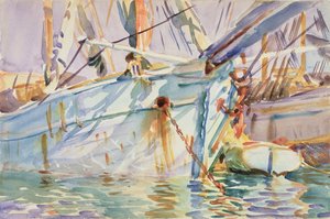 In a Levantine Port by John Singer Sargent