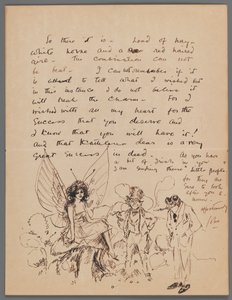 Letter to Kathlene MacDonell by John Singer Sargent