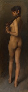 Life Study (Study of an Egyptian Girl) by John Singer Sargent