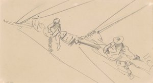 Men on a Spar by John Singer Sargent
