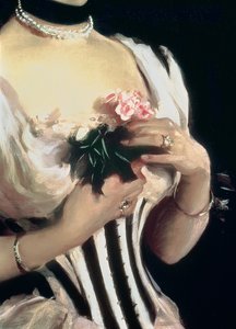 Mrs. Wilton Phipps (detail) by John Singer Sargent