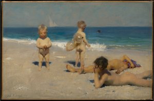 Neapolitan Children Bathing by John Singer Sargent