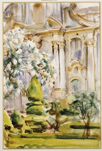 Palace and Gardens, Spain by John Singer Sargent