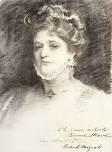 Portrait of Blanche Marchesi by John Singer Sargent