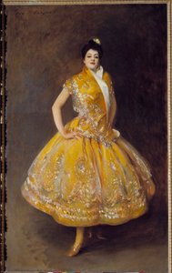 Portrait of the Spanish dancer Carmencita by John Singer Sargent