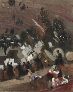 Rehearsal of the Pasdeloup Orchestra at the Cirque d
