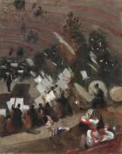 Rehearsal of the Pasdeloup Orchestra at the Cirque d