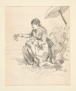 Seated Figure of a Woman