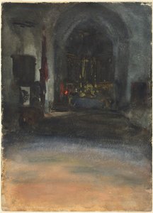 Spanish Church Interior by John Singer Sargent