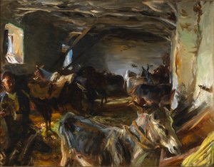 Stable at Cuenca by John Singer Sargent