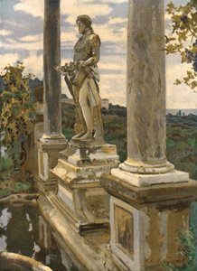 Statue of Vertumnus at Frascati by John Singer Sargent