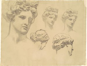 Studies for "Apollo and the Muses" by John Singer Sargent