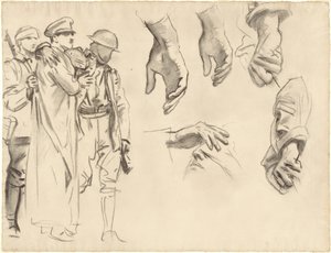 Studies for "Gassed" by John Singer Sargent